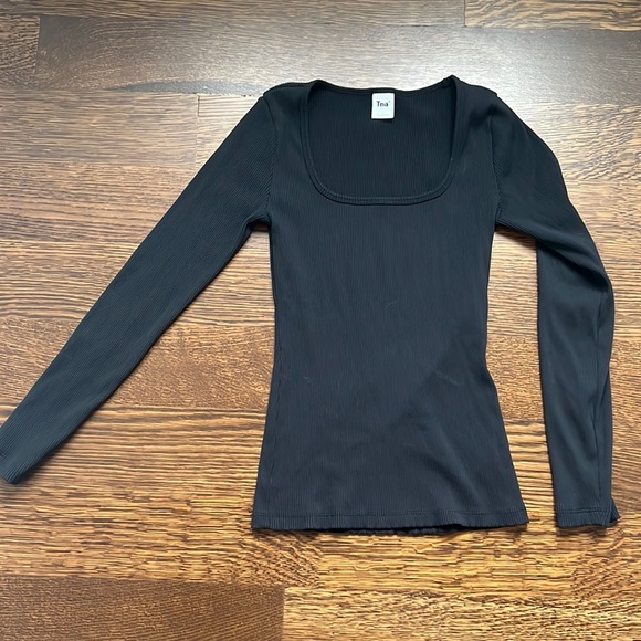 Tna Ribbed Black Long sleeve - Picture 1 of 4